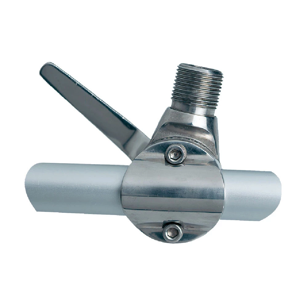 Glomex Stainless Steel Ratchet Rail Swivel Mount 