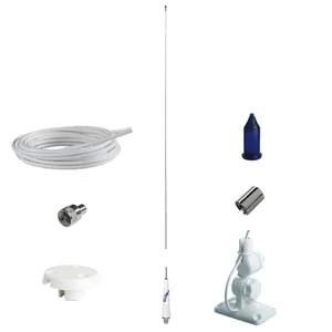 Glomex 0.9m Powerboat Stainless Steel Whip Antenna Kit 