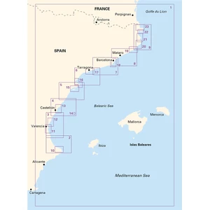 Imray 3220 Mediterranean Spain Chart Pack