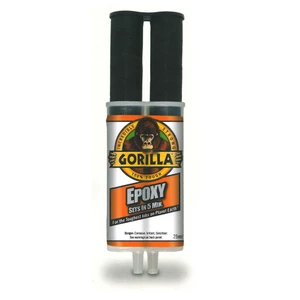 Gorilla Epoxy Glue 25ml - Two Part Adhesive