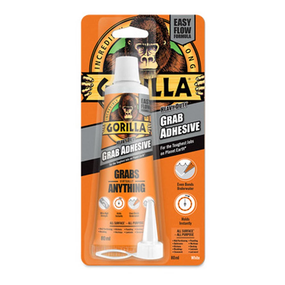 Gorilla Heavy Duty Grab Adhesive 80ml 