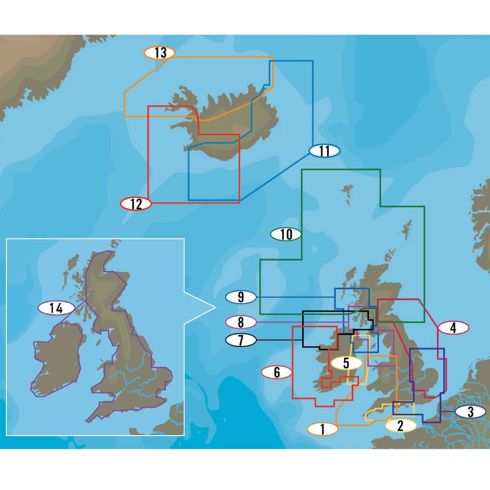 C-Map 4D Local Area UK Chart