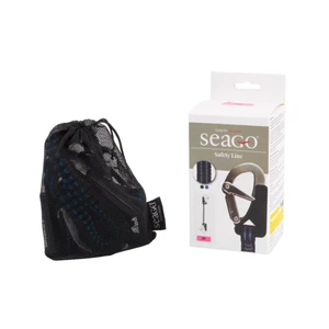 Seago 2 Hook Safety Line Black