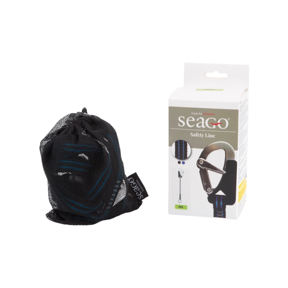 1 Hook & Cowhitch Safety Line Black