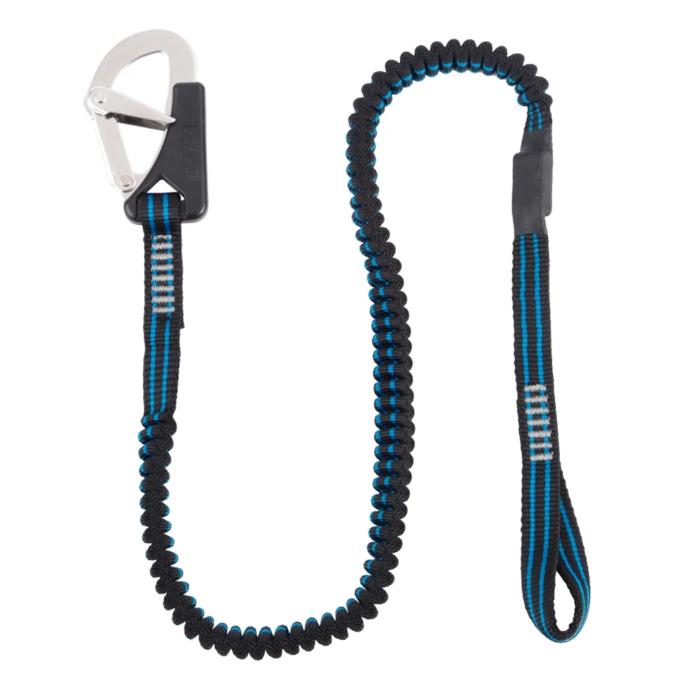 Seago 1 Hook & Cowhitch Elasticated Safety Line Black
