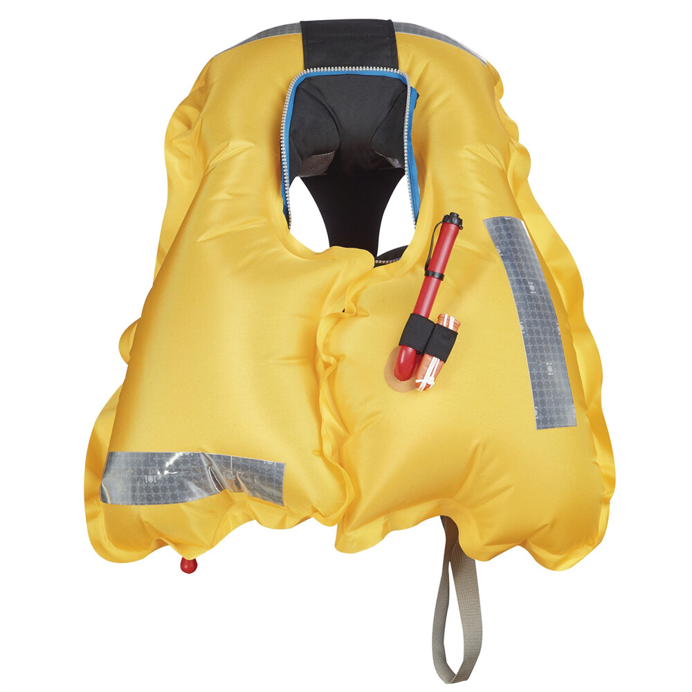 Crewfit 180N Pro Auto Lifejacket - White Black