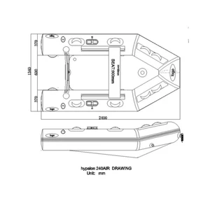 Seago Hypalon Inflatable Boat - Air Deck