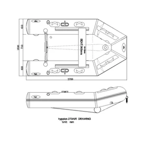Seago Hypalon Inflatable Boat - Air Deck