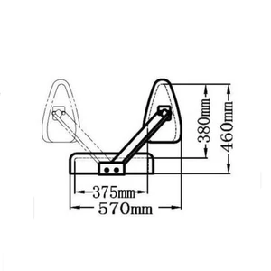 Force 4 Deluxe Reversible Seat Double 