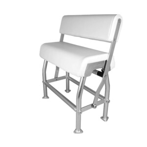 Swing Back Leaning Post Anodised