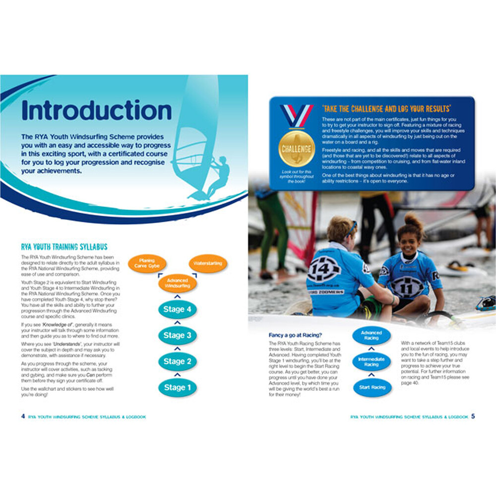 Youth Windsurfing Scheme Logbook (W1)