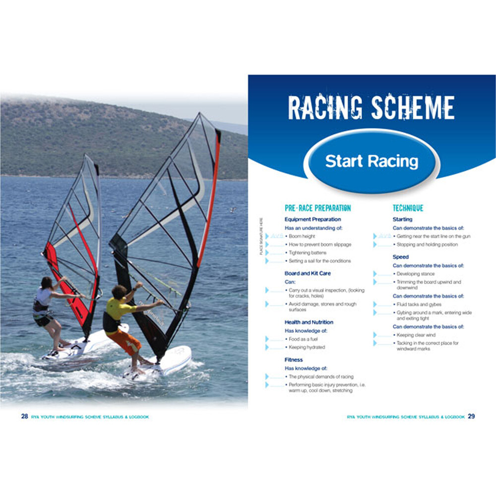 Youth Windsurfing Scheme Logbook (W1)