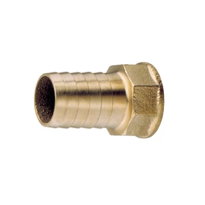 Force 4 1/2” BSP Brass Hose Connector for 13mm (1/2”) ID Hose 