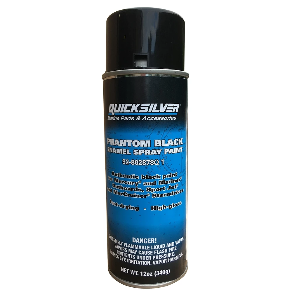 Quicksilver Phantom Black Spray Paint