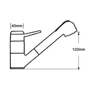 Osculati Olivia Mixer Tap + Removable Shower