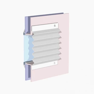 Oceanair Skysol Pleated Shade Blind