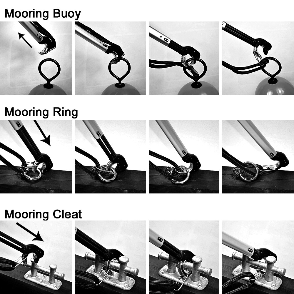 Hook & Moor 3.2m with Large Head Boat Hook