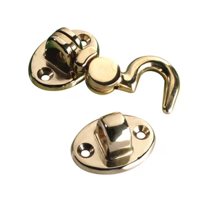 Force 4 Cabin Door Hook Brass 