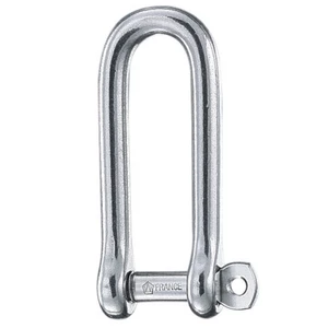 Wichard Stainless Steel Captive Pin Long D Shackle 