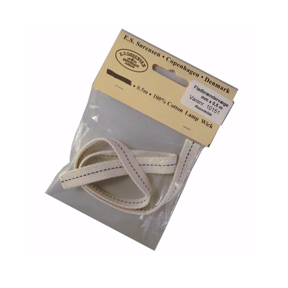 Flat Burner Wick - 15mm x 0.5m
