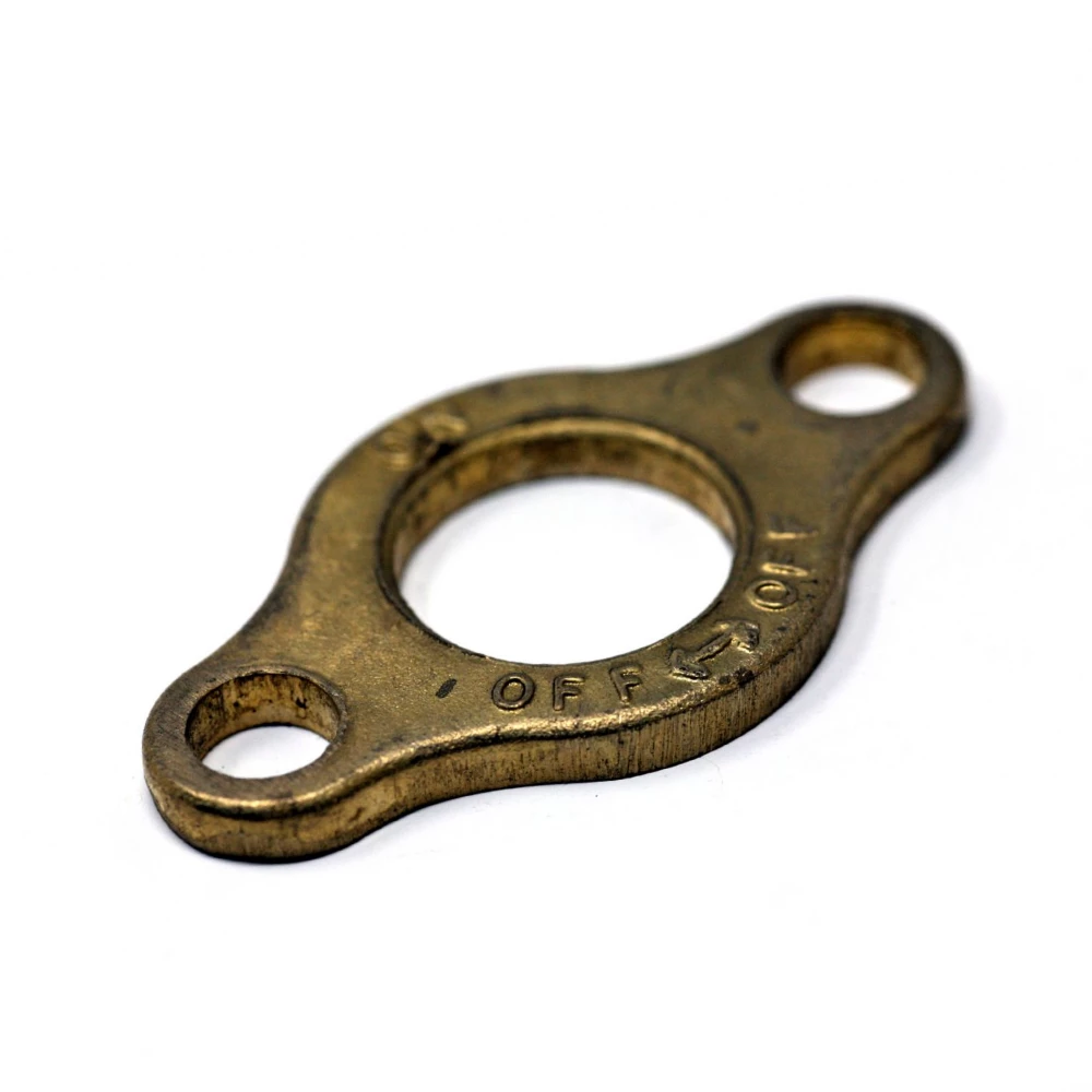 Blakes Seacock 0.75" ON OFF Keep Plate