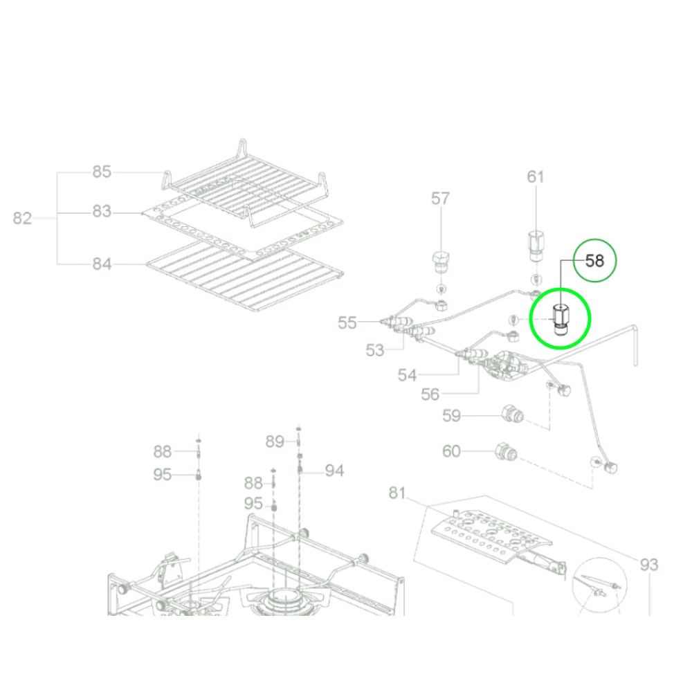 Dometic Nozzle - Part No:105312524