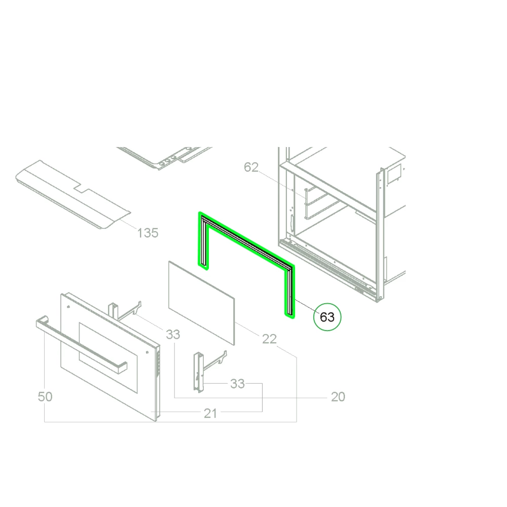 Starlight & Sunlight Cooker Oven Door Seal