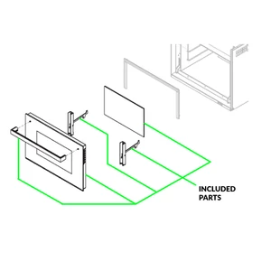Dometic Glass Door Complete 
