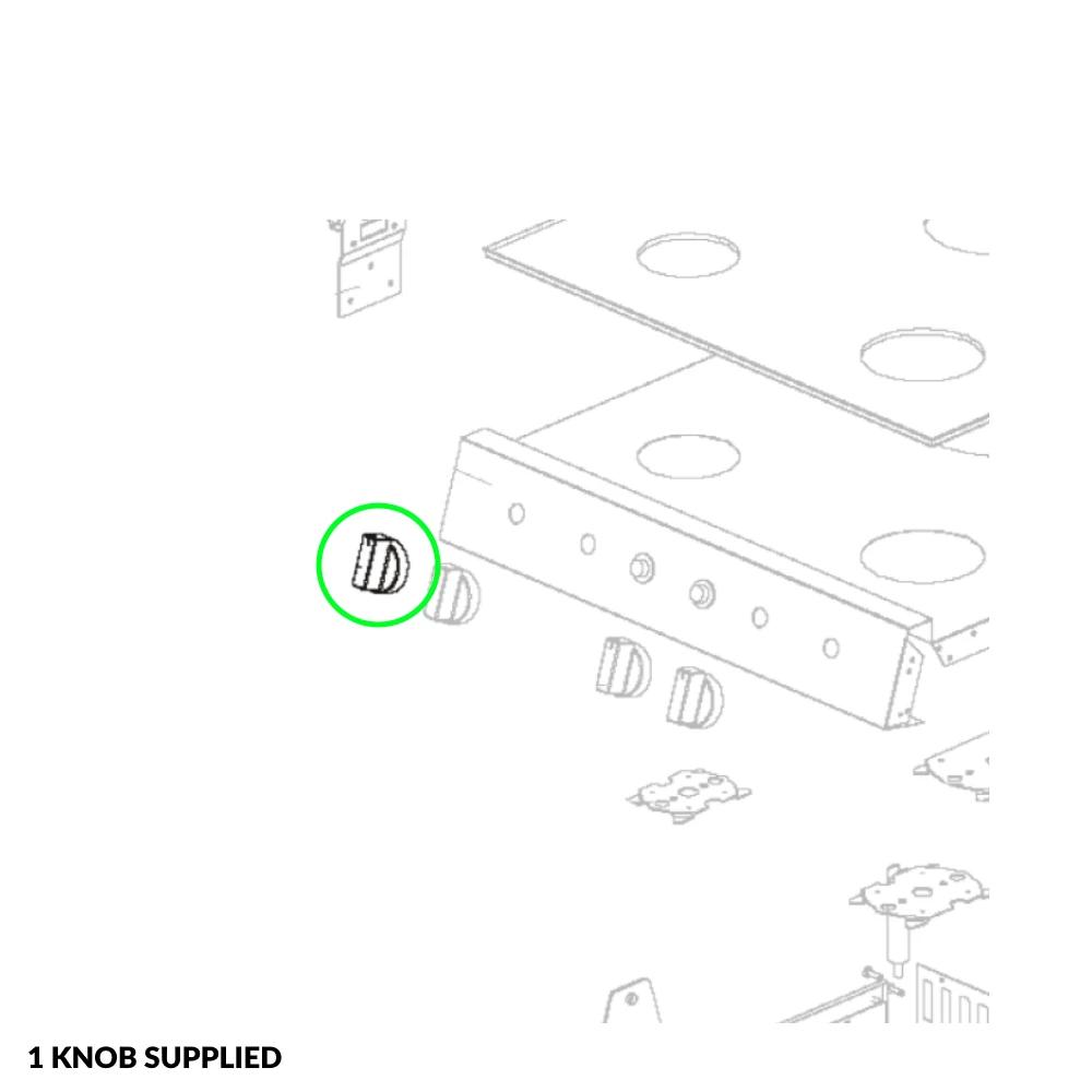 Dometic Turning Knob Gas Valve 