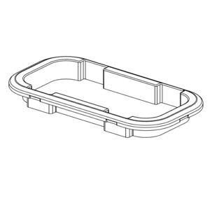 Lewmar Portlight Trim - 1996 On - White Sz 4L