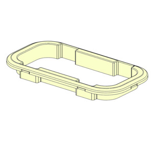 Lewmar Portlight Trim - 1996 On - Ivory Sz 7RE