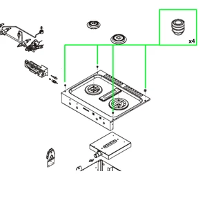 Dometic Retainer Stopper Black 