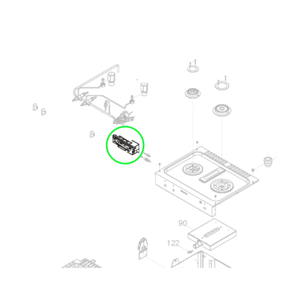 Dometic Burner Complete 