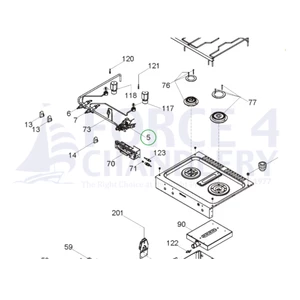 Dometic Gas Thermostat Oven Grill 