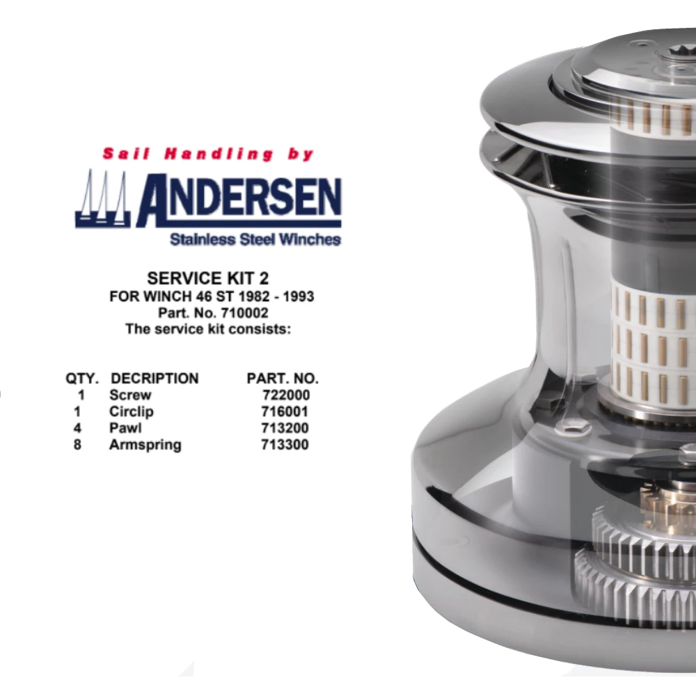 Winch Service Kit 2 - 1982 to 1993