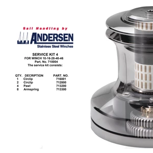 Andersen Winch Service Kit 4 