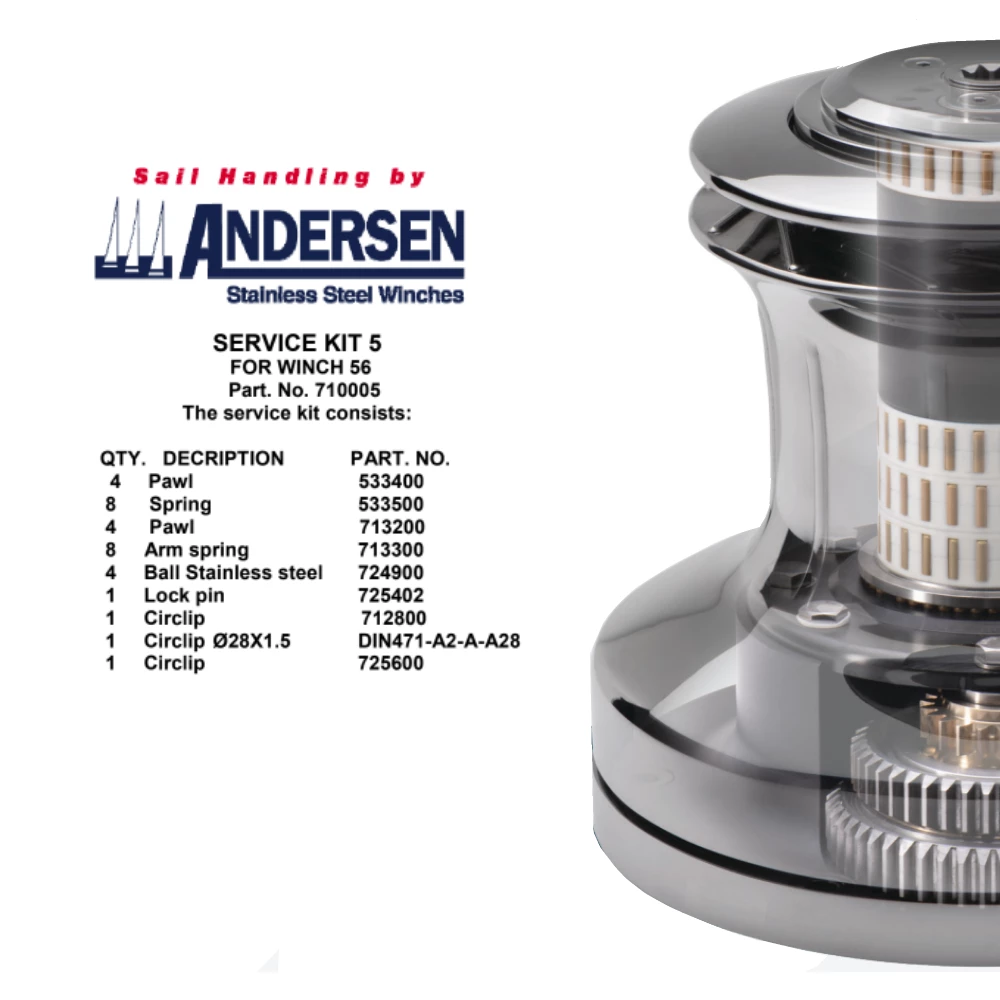 Andersen Winch Service Kit 5