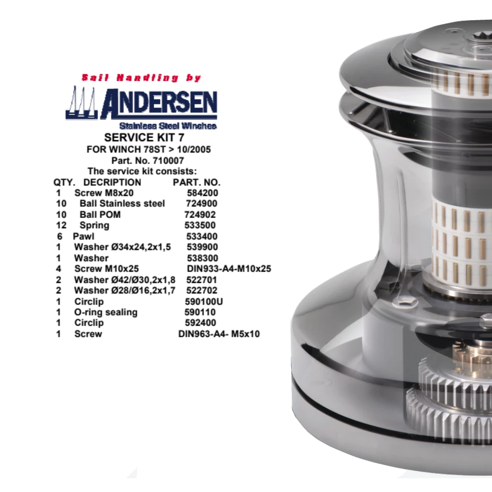 Winch Service Kit 7