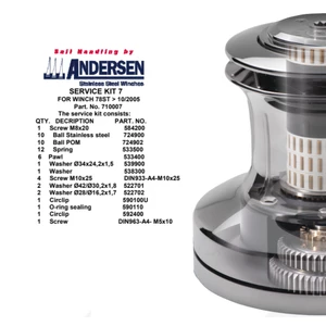 Andersen Winch Service Kit 7