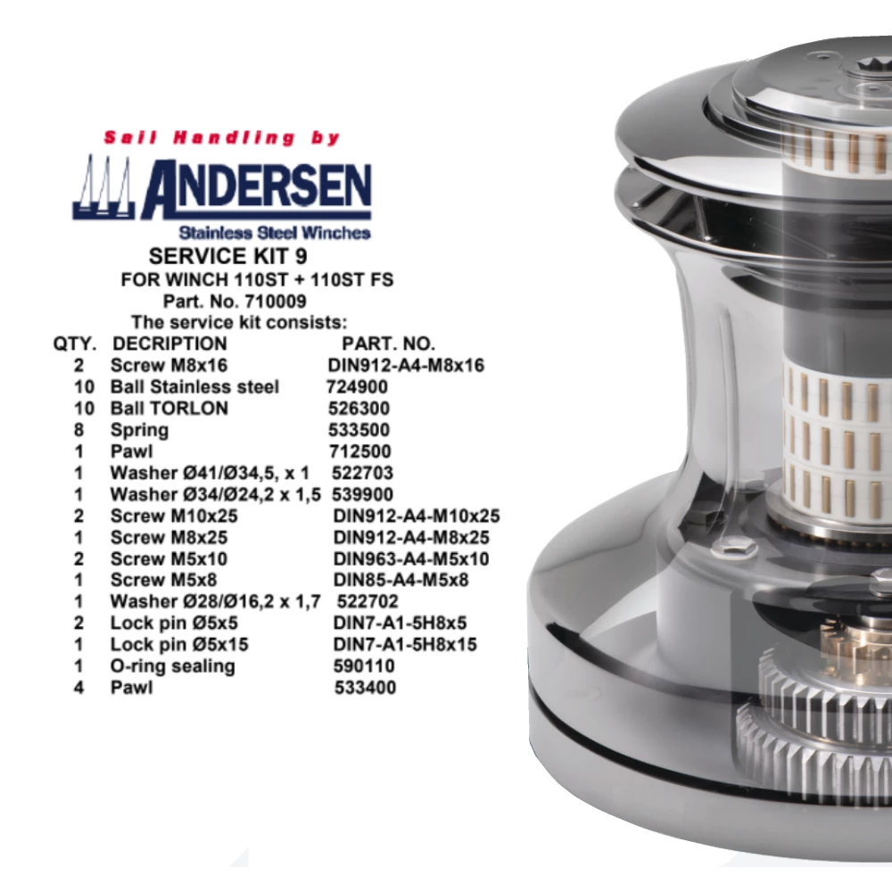 Winch Service Kit 9