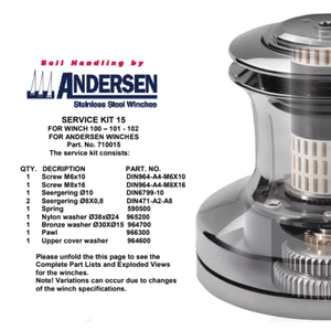 Andersen Winch Service Kit 15
