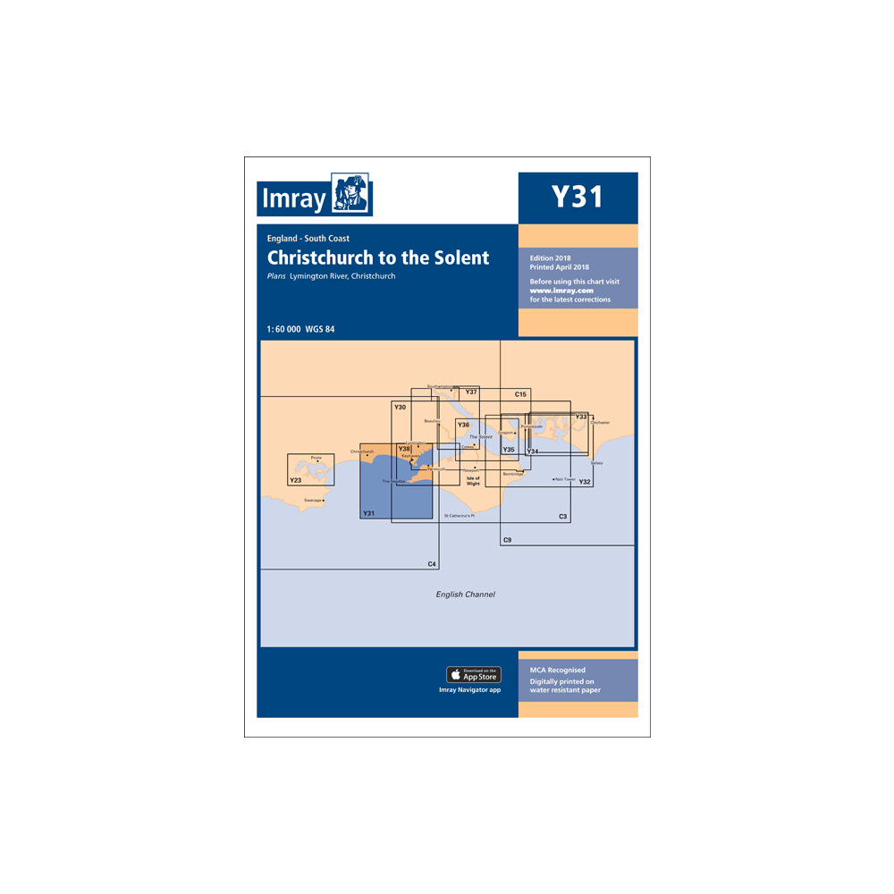 Y31 Christchurch to Solent Chart (Replaces 2200-2)
