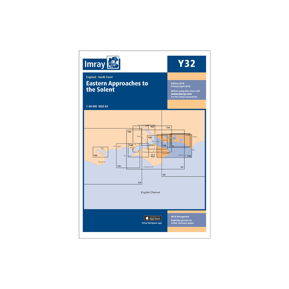 Y32 Eastern App Solent Chart (Replaces 2200-3)