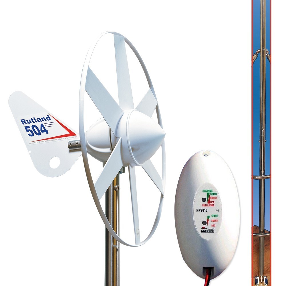 504 Windcharger Pack with Regulator & Mounting Pole