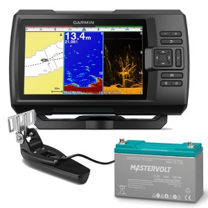 Striker Plus 7cv Fishfinder and Mastervolt MLS Lithium Ion Battery 10A Bundle