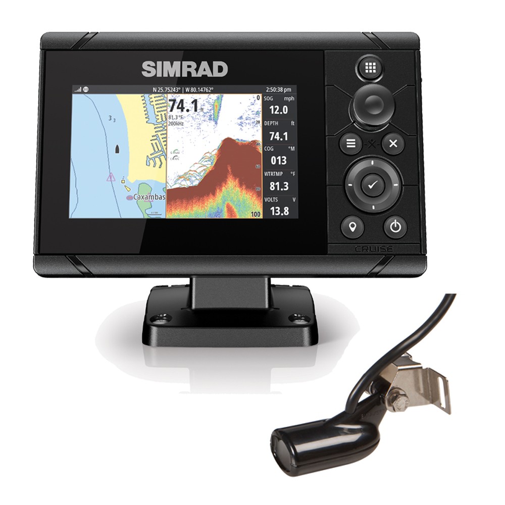 Cruise 5 Chartplotter Transducer Suncover & UK Chart Bundle
