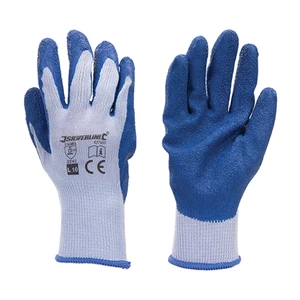 Silverline Latex/Fabric Gloves (Pair) 