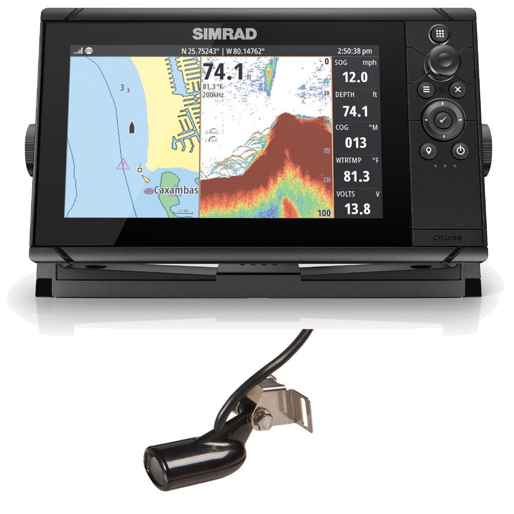 Cruise 9 Chartplotter Transducer Suncover & UK Chart Bundle