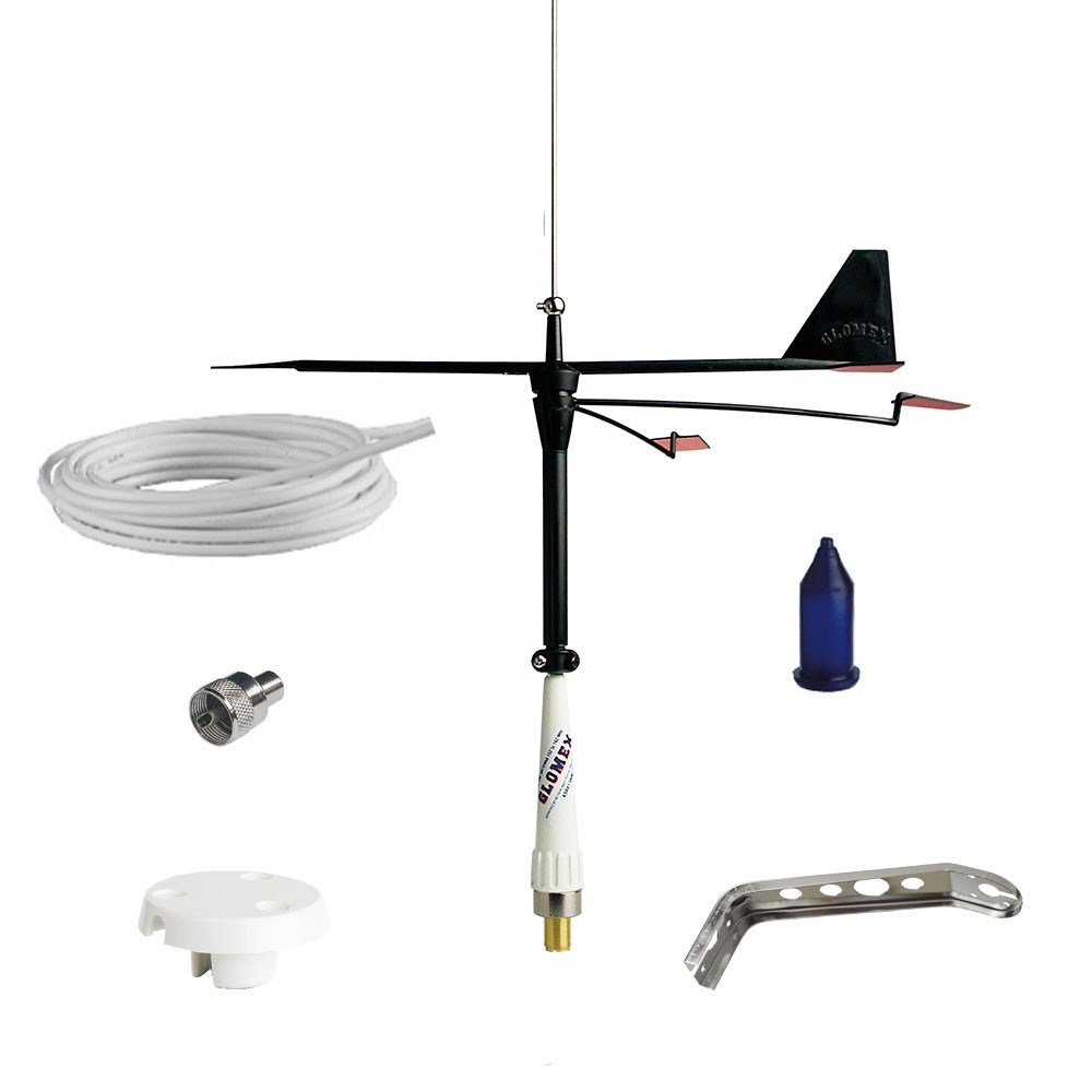 Stainless Steel Whip Antenna(230130) with Wind Indicator(230