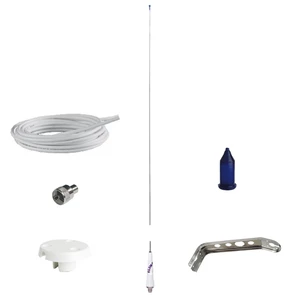 Glomex 0.9m Stainless Steel Whip VHF Antenna Kit 
